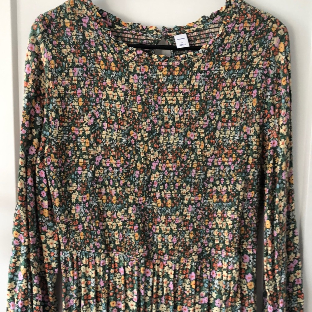 OLD NAVY MIDI DRESS EUC L